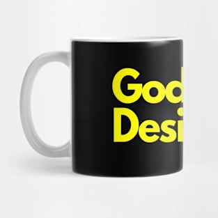 God is a designer Mug